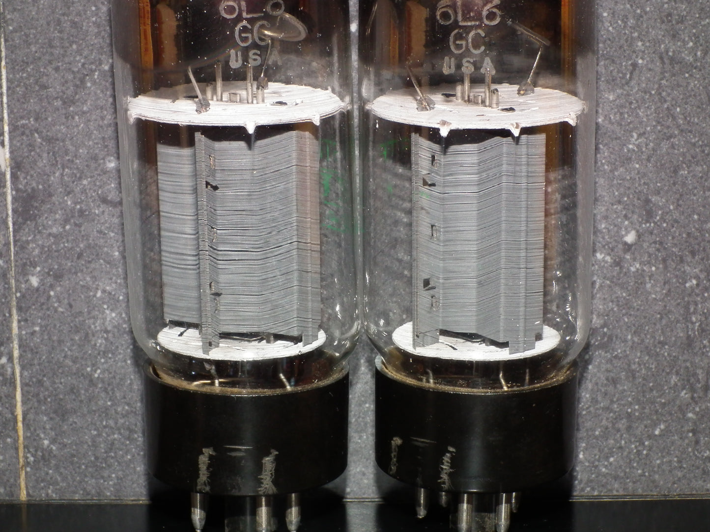 6L6GC Sylvania USA Matched Pair Tested NOS