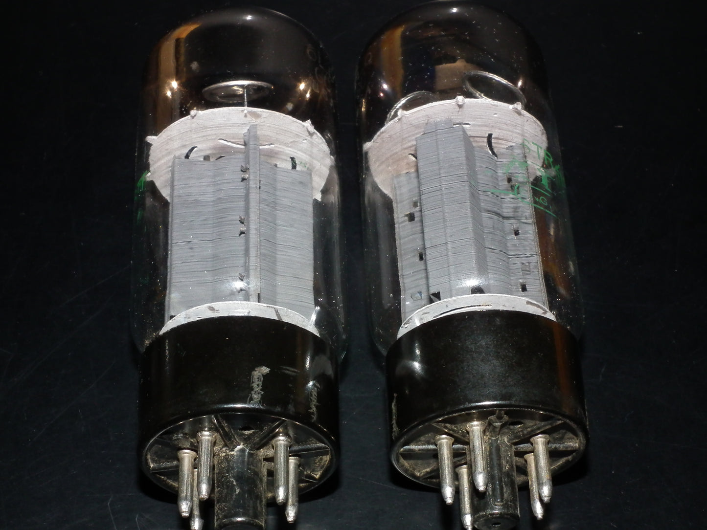 6L6GC Sylvania USA Matched Pair Tested NOS