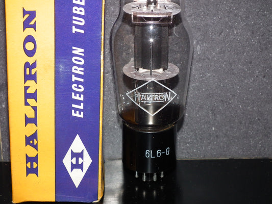 6L6G Haltron NOS NIB Black Anode