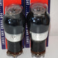 Matched pair 6L6G RAYTHEON US Black coated glass, the same batch FENDER