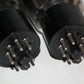 Matched pair 6L6G RAYTHEON US Black coated glass, the same batch FENDER