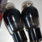 Matched pair 6L6G RAYTHEON US Black coated glass, the same batch FENDER