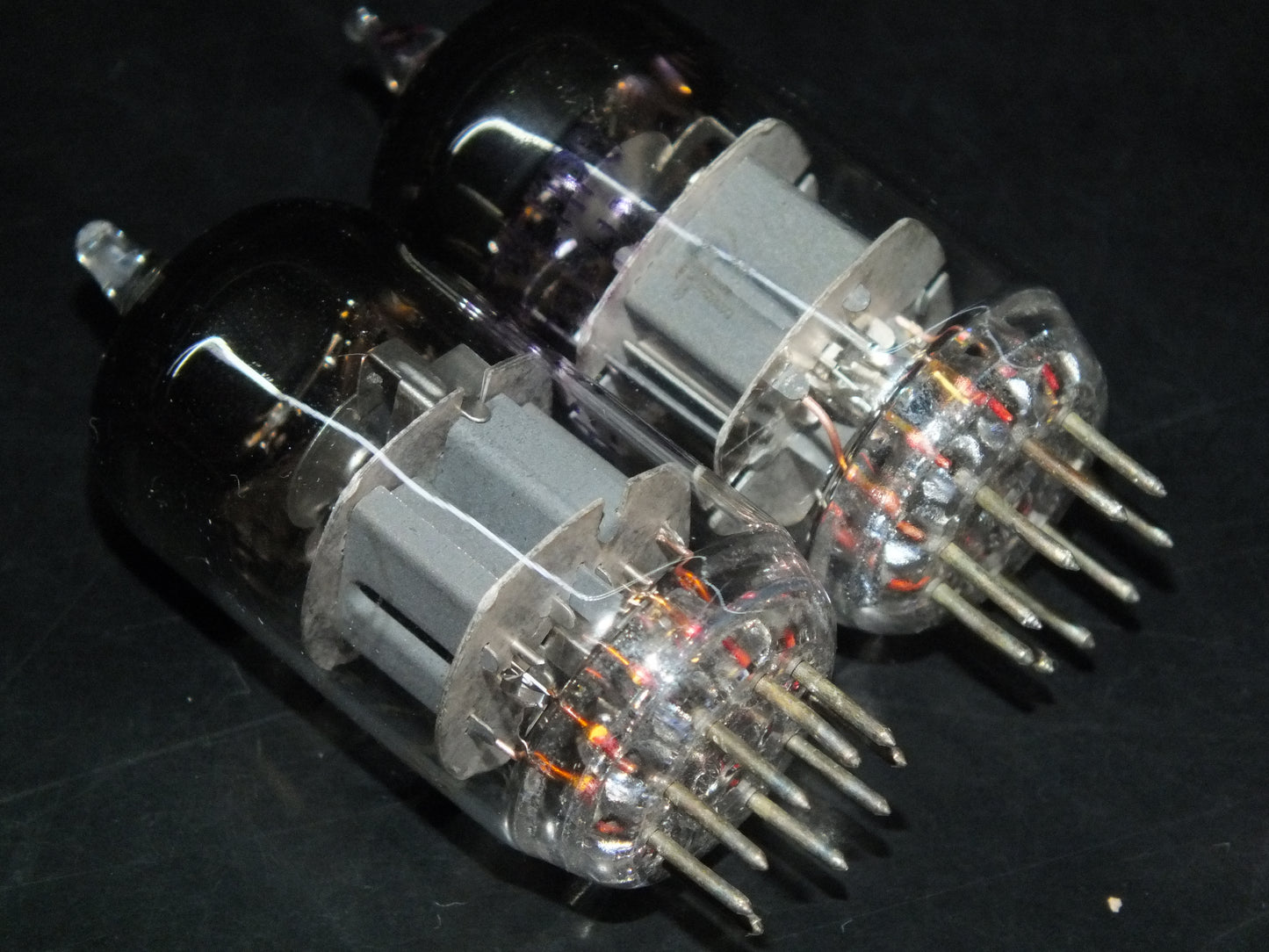 6N23P Reflektor Matched pair NOS ECC88 E88CC 6922 CCa Dual Getter Support