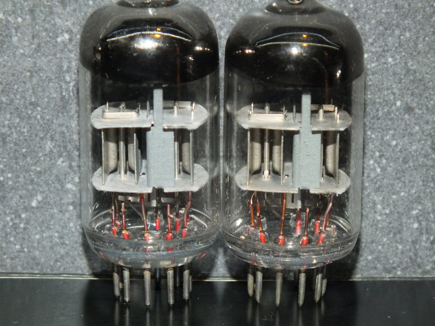 6N23P Voskhod Matched pair NOS ECC88 E88CC 6922 CCa Gray Getter Post