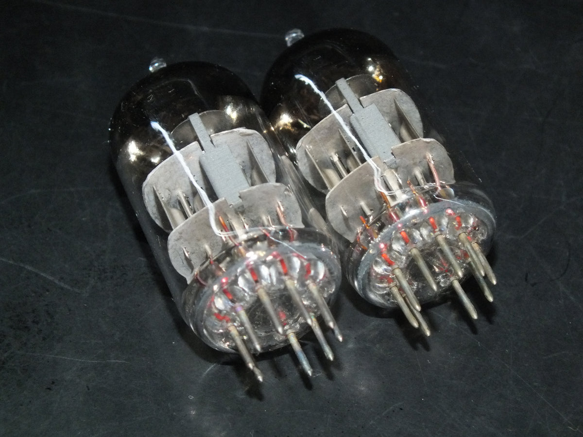 6N23P Voskhod Matched pair NOS ECC88 E88CC 6922 CCa Gray Getter Post