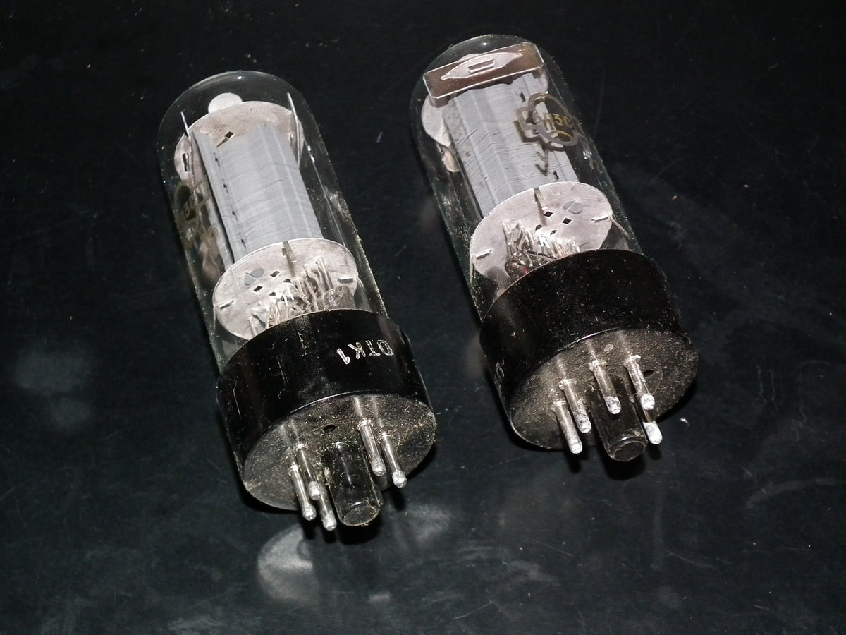 6P3S REFLEKTOR 6L6G USSR NOS Platinum Matched Pair 2 pcs 6П3С