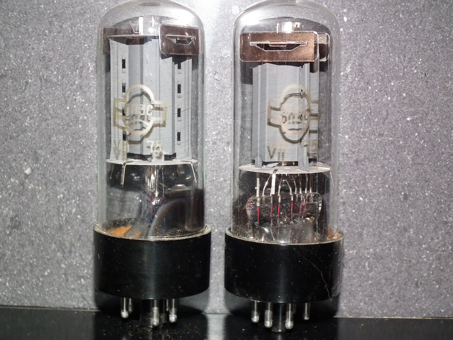 6P3S REFLEKTOR 6L6G USSR NOS Platinum Matched Pair 2 pcs 6П3С
