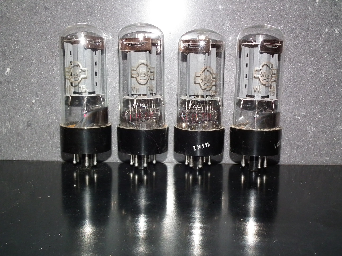 6P3S REFLEKTOR 6L6G USSR NOS Platinum Matched Pair 2 pcs 6П3С