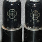 Platinum Matched Pair 6P6S Reflektor 6V6GT Black Coated NOS 60s