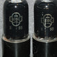 Platinum Matched Pair 6P6S Reflektor 6V6GT Black Coated NOS 60s