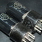 Platinum Matched Pair 6P6S Reflektor 6V6GT Black Coated NOS 60s