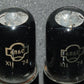 Platinum Matched Pair 6P6S Reflektor 6V6GT Black Coated NOS 70s