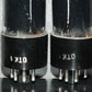 Platinum Matched Pair 6P6S Reflektor 6V6GT Black Coated NOS 60s