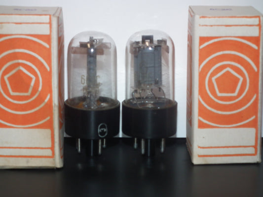 Platinum Matched Pair 6S2S NEVZ NOS NIB Made in USSR (6J5G 6J5GT)