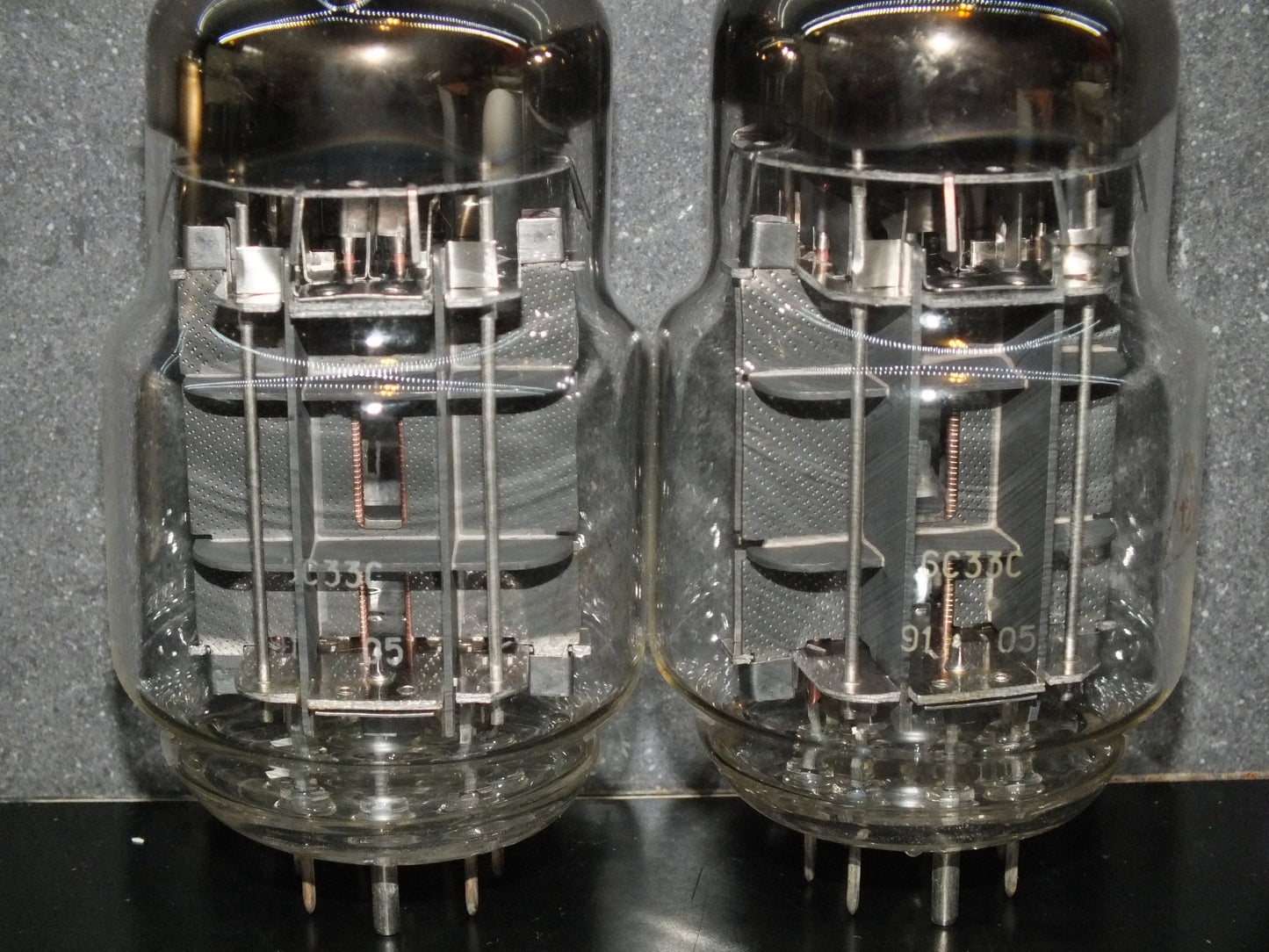 Matched pair (2 tubes) 6S33S 6C33C Soviet Output Triodes NOS