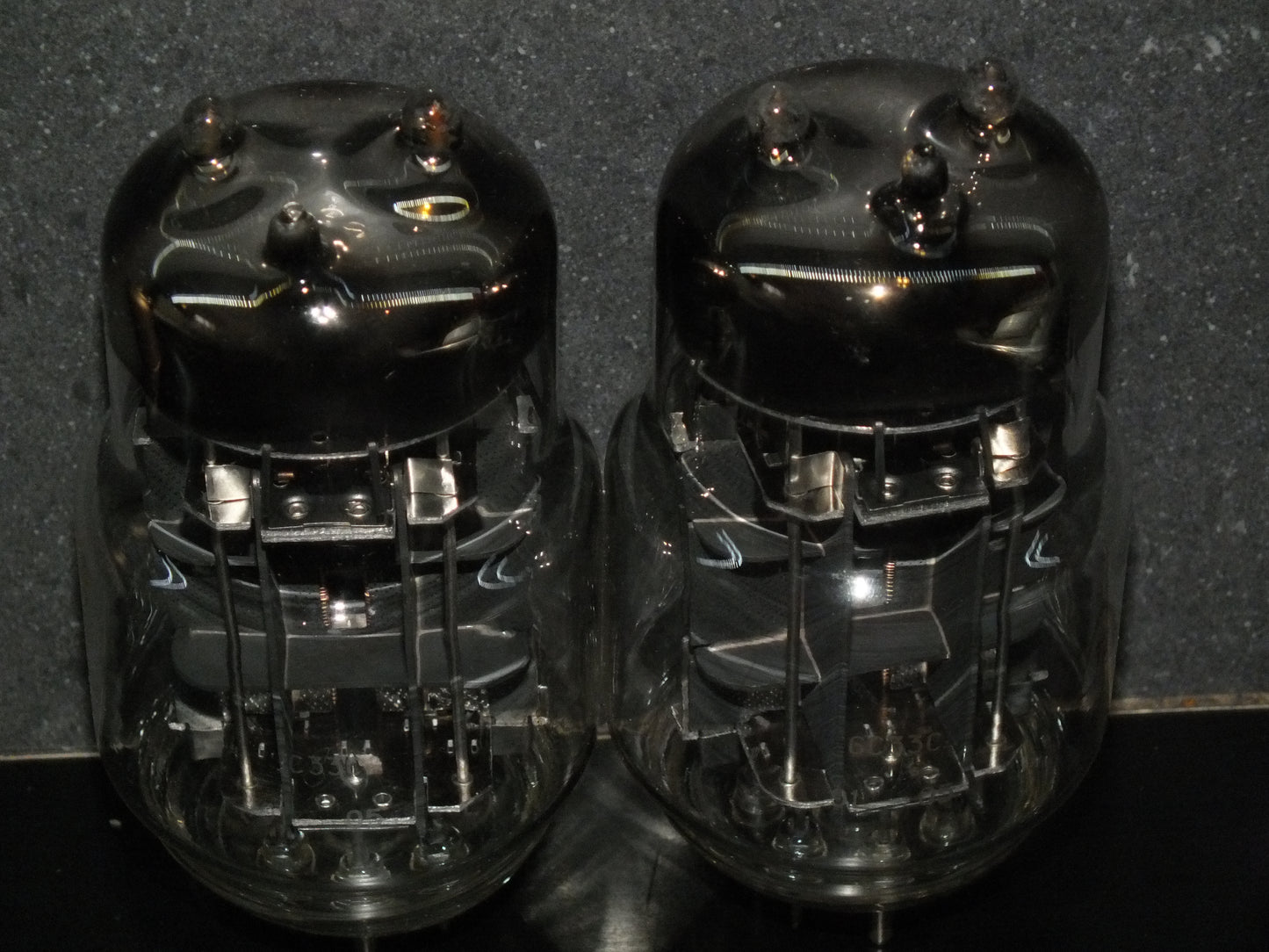 Matched pair (2 tubes) 6S33S 6C33C Soviet Output Triodes NOS