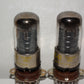 6SJ7GT K-R Platinum Matched Pair NOS SQUARE GETTER