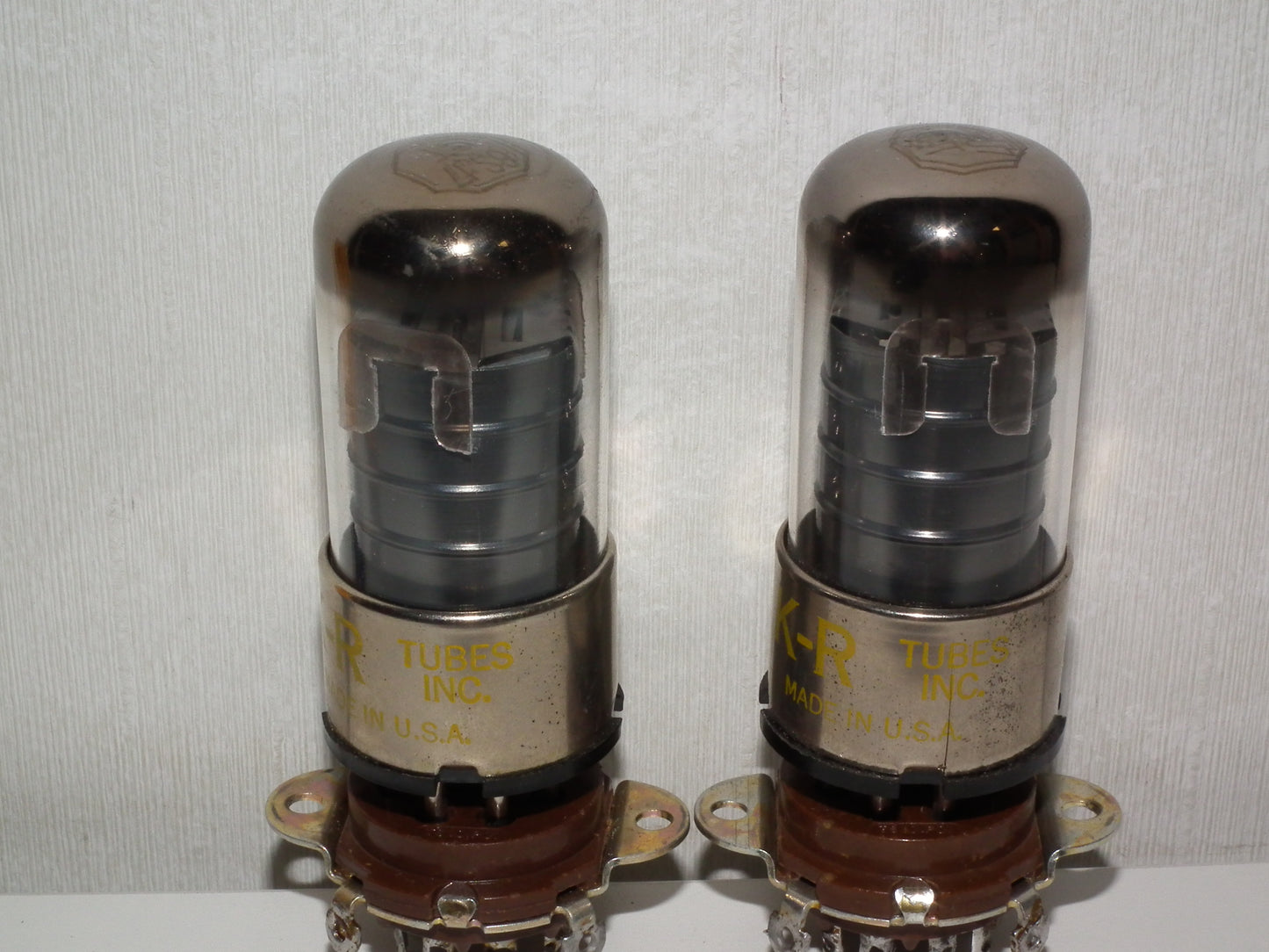 6SJ7GT K-R Platinum Matched Pair NOS SQUARE GETTER