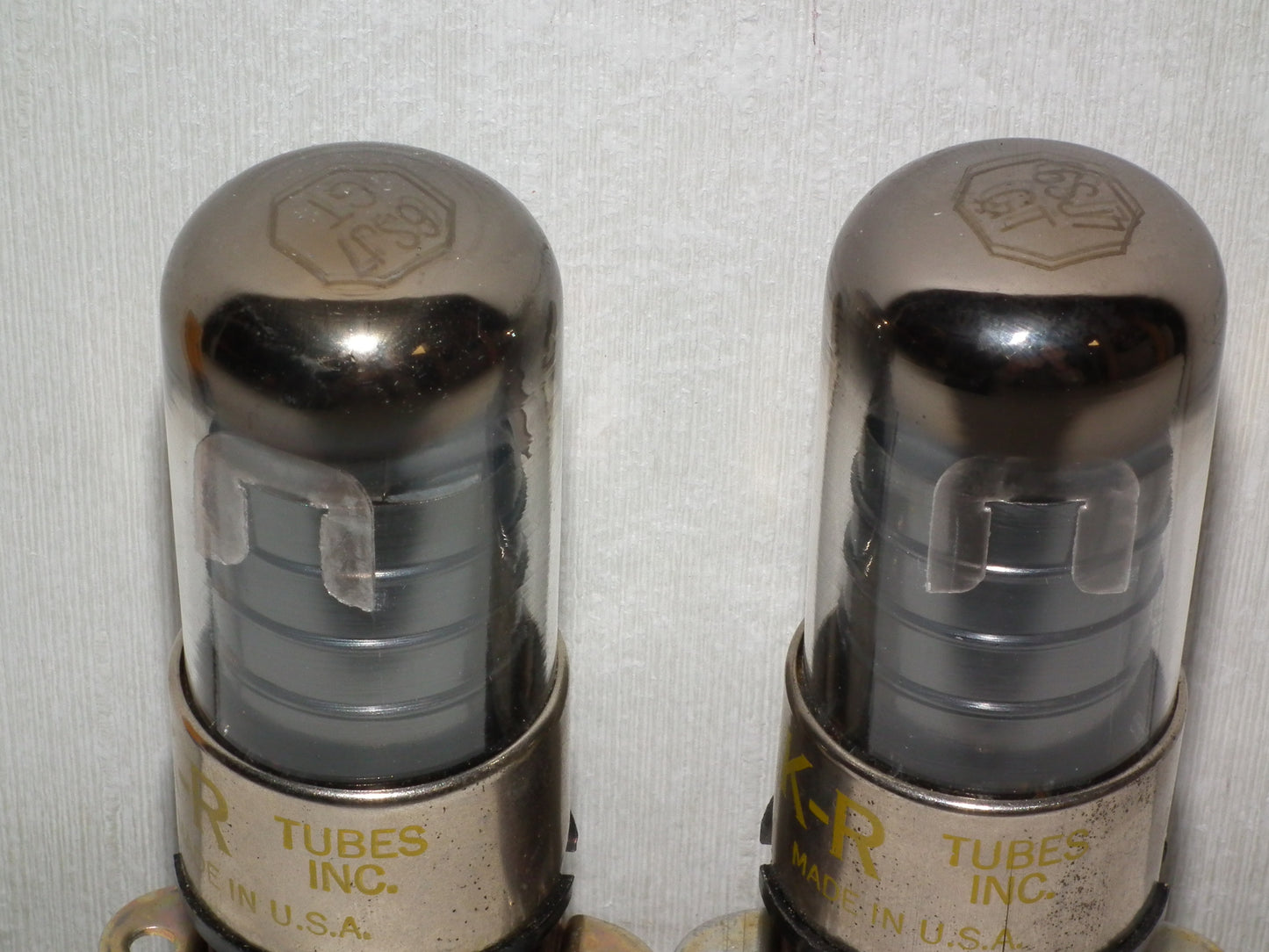 6SJ7GT K-R Platinum Matched Pair NOS SQUARE GETTER