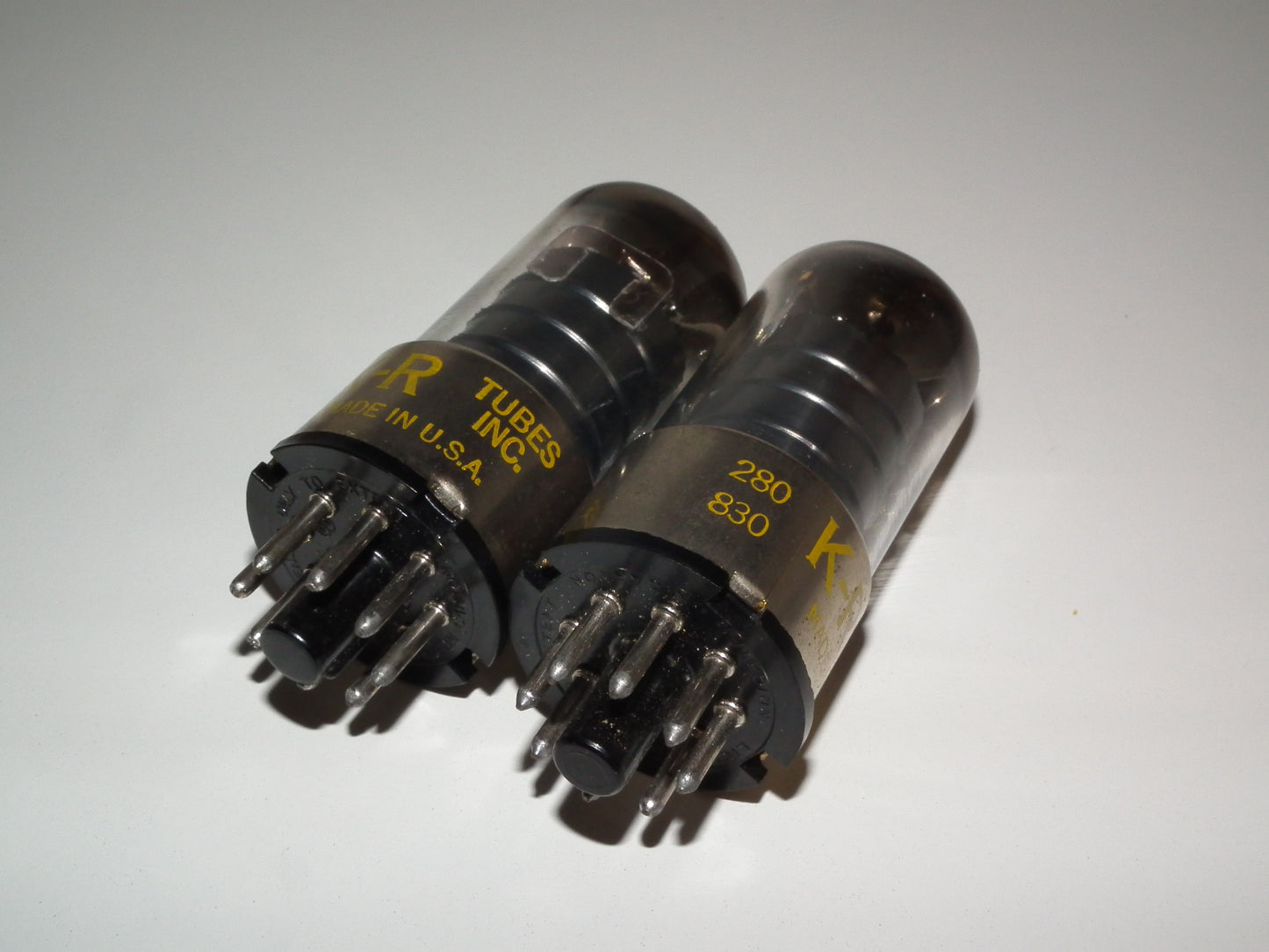 6SJ7GT K-R Platinum Matched Pair NOS SQUARE GETTER