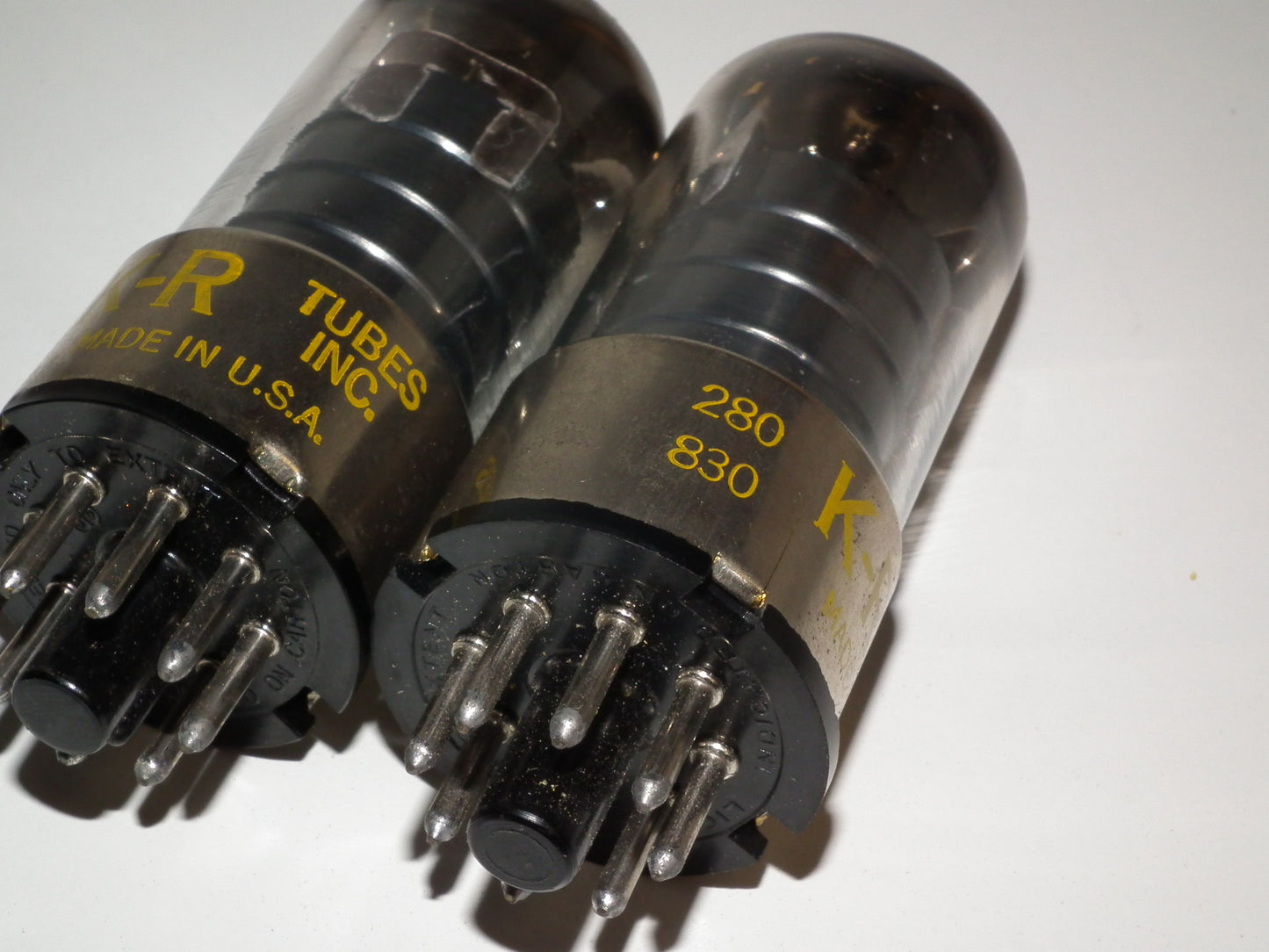 6SJ7GT K-R Platinum Matched Pair NOS SQUARE GETTER