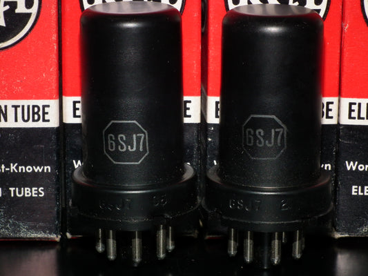 6SJ7 RCA Metal Can The same codes NOS NIB