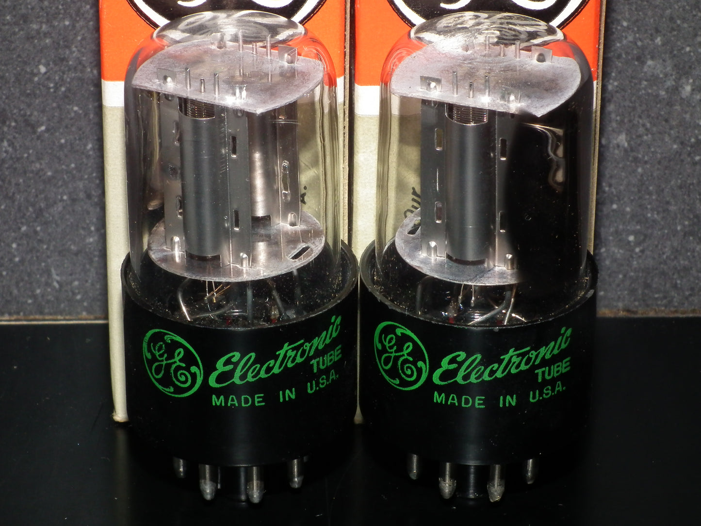 6SL7GT General Electric VT-229 NOS NIB Matched Pair Silver Anodes