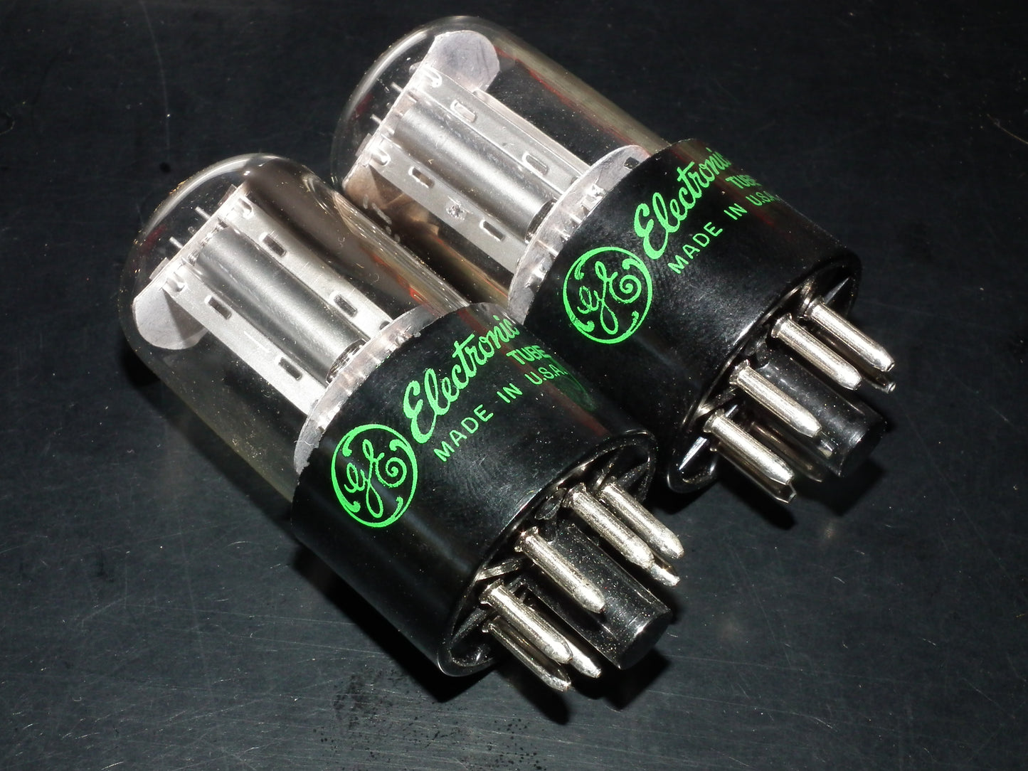 6SL7GT General Electric VT-229 NOS NIB Matched Pair Silver Anodes