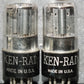 6SL7GT Ken Rad VT-229 JAN Platinum Matched Pair VT229