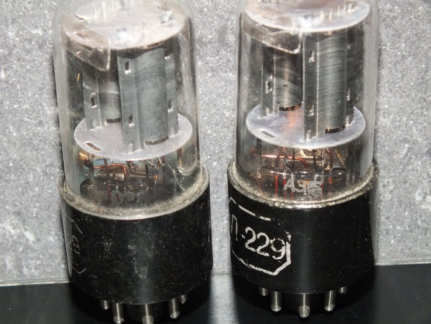 6SL7GT Ken Rad VT-229 JAN Platinum Matched Pair VT229