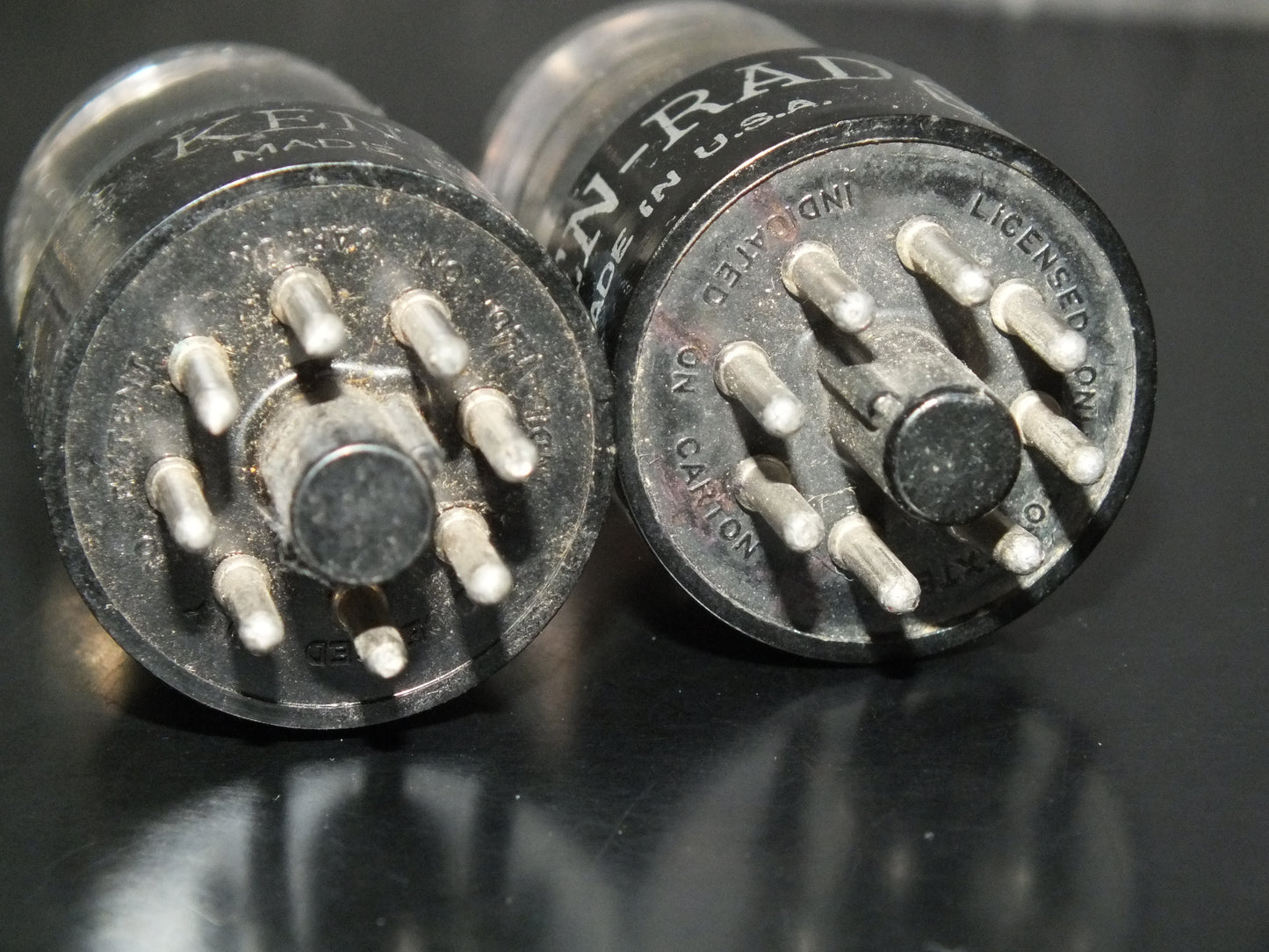 6SL7GT Ken Rad VT-229 JAN Platinum Matched Pair VT229