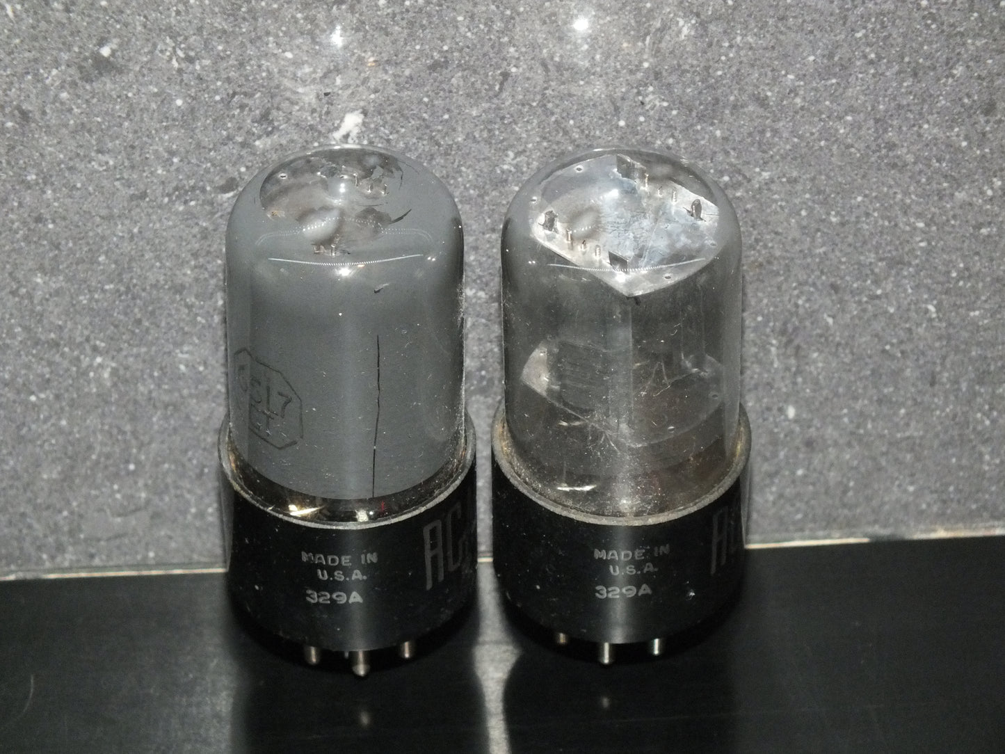 6SL7GT RCA VT-229 NOS Platinum Matched Pair Gray coated, same date codes