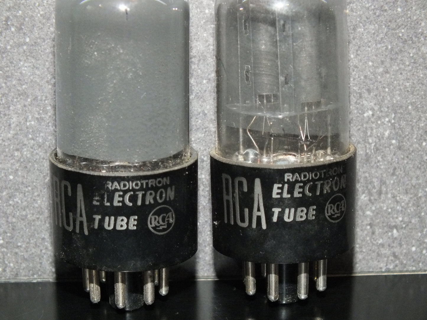 6SL7GT RCA VT-229 NOS Platinum Matched Pair Gray coated, same date codes