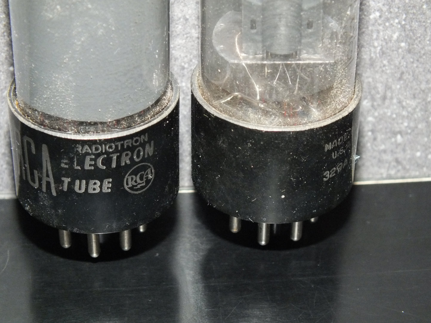 6SL7GT RCA VT-229 NOS Platinum Matched Pair Gray coated, same date codes