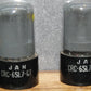 6SL7GT RCA VT-229 Platinum Matched Pair Gray coated, 1956