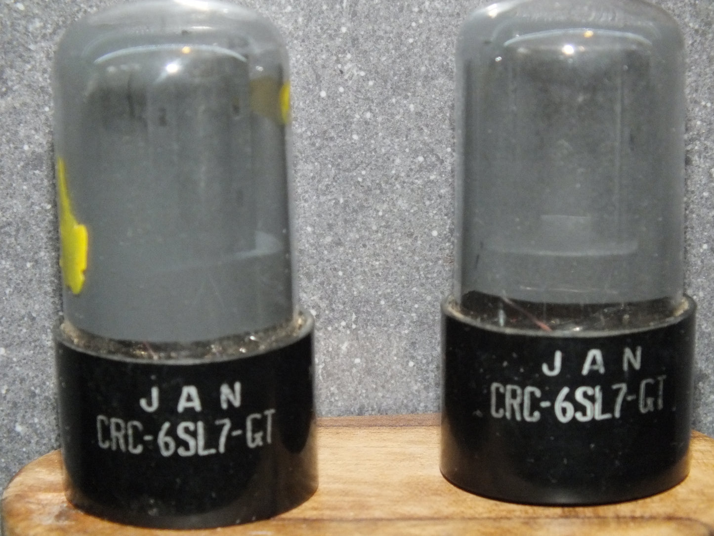 6SL7GT RCA VT-229 Platinum Matched Pair Gray coated, 1956