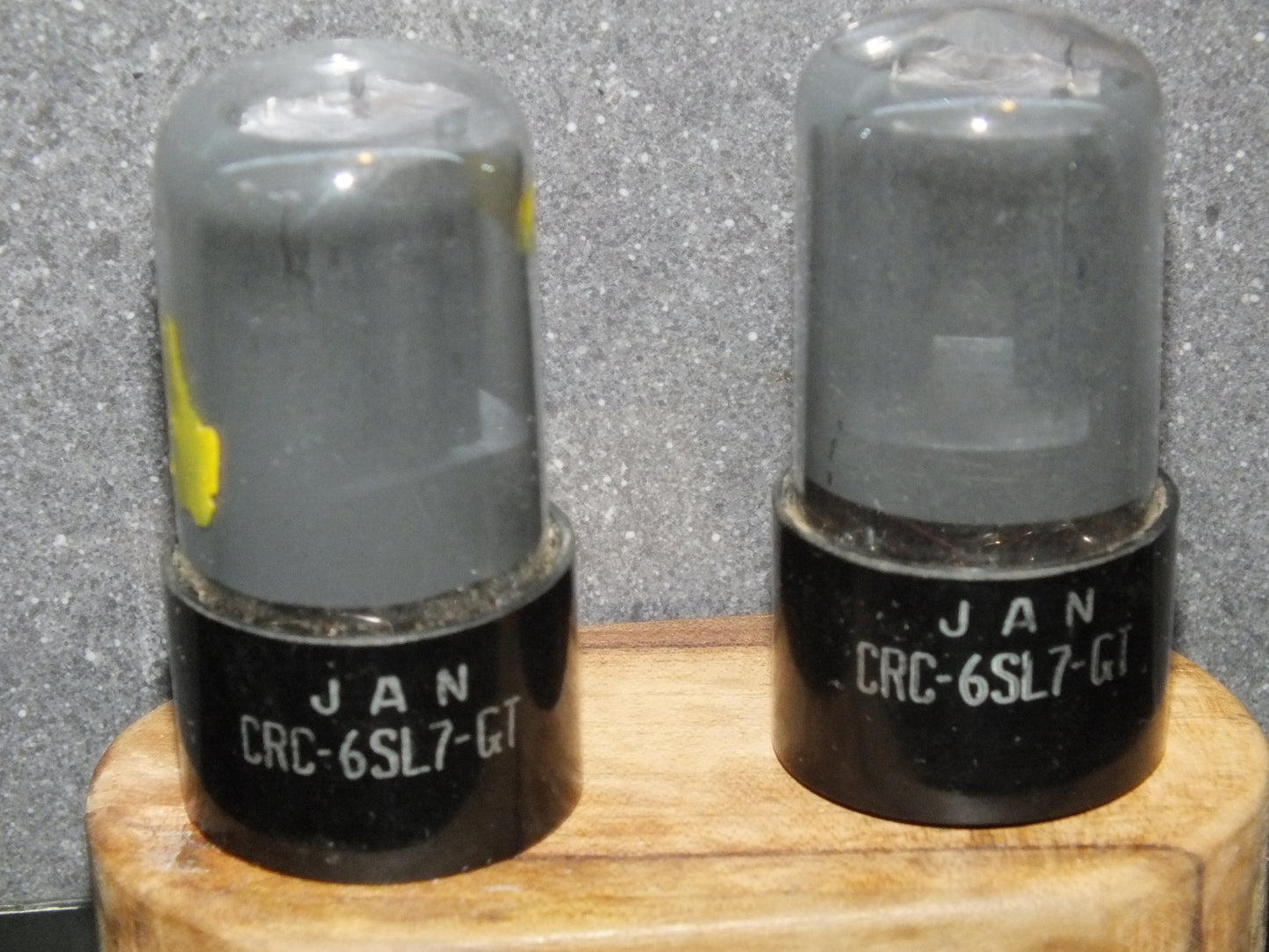 6SL7GT RCA VT-229 Platinum Matched Pair Gray coated, 1956