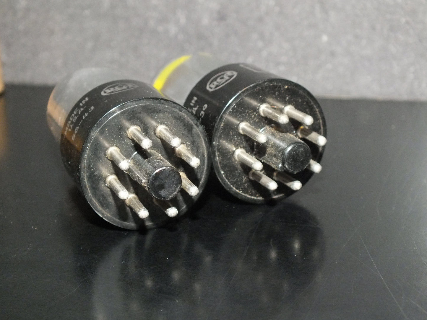 6SL7GT RCA VT-229 Platinum Matched Pair Gray coated, 1956