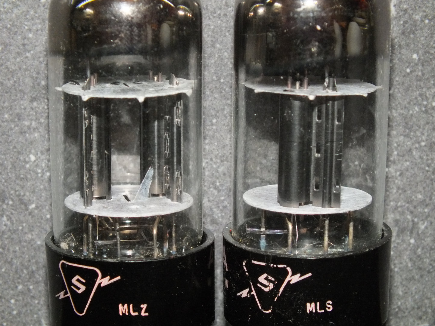 6SL7GT Sylvania VT-229 Platinum Matched Pair Black Anodes