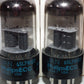 6SL7WGT PHILIPS ECG VT-229 NOS NIB Matched Pair Black Anodes