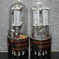 Matched Pair 6SN7GTB National Electronics Made in USSR
