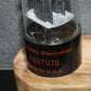 Matched Pair 6SN7GTB National Electronics D Getter Black Anodes
