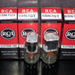 Matched Pair (2 tubes) 6SN7GTB National RCA NOS NIB Coin Base