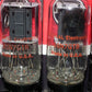 Matched Pair (2 tubes) 6SN7GTB National RCA NOS NIB Coin Base