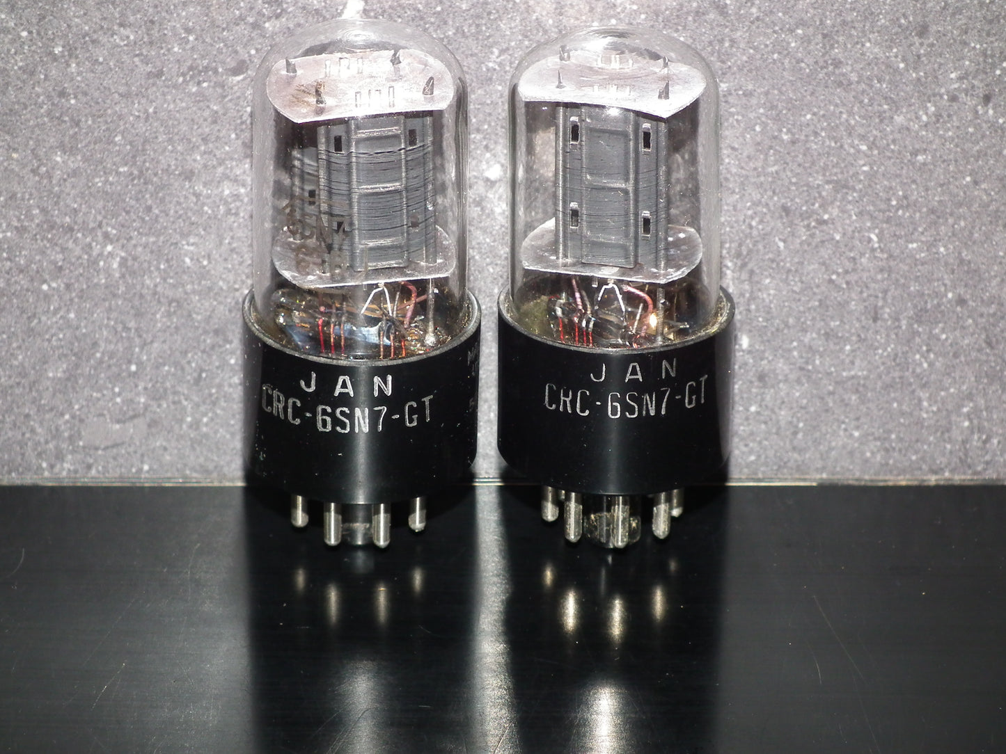 6SN7GTB RCA NOS Square Getter 1956 Codes Matched Pair (2 tubes)