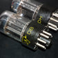 6SN7GTB Sylvania Black Anodes Bad Boy Chrome Tops Matched Pair