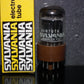 One 6SN7GTB Sylvania (1 pc) NOS NIB Tested Balanced Brown Base