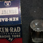 6SN7GT Ken Rad Square Getter 188 Codes Matched Pair (2 tubes)