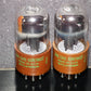 Matched Pair RARE 6SN7WGT Sylvania NOS Chrome Tops RARE Brown base JAN CHS
