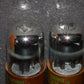 Matched Pair RARE 6SN7WGT Sylvania NOS Chrome Tops RARE Brown base JAN CHS